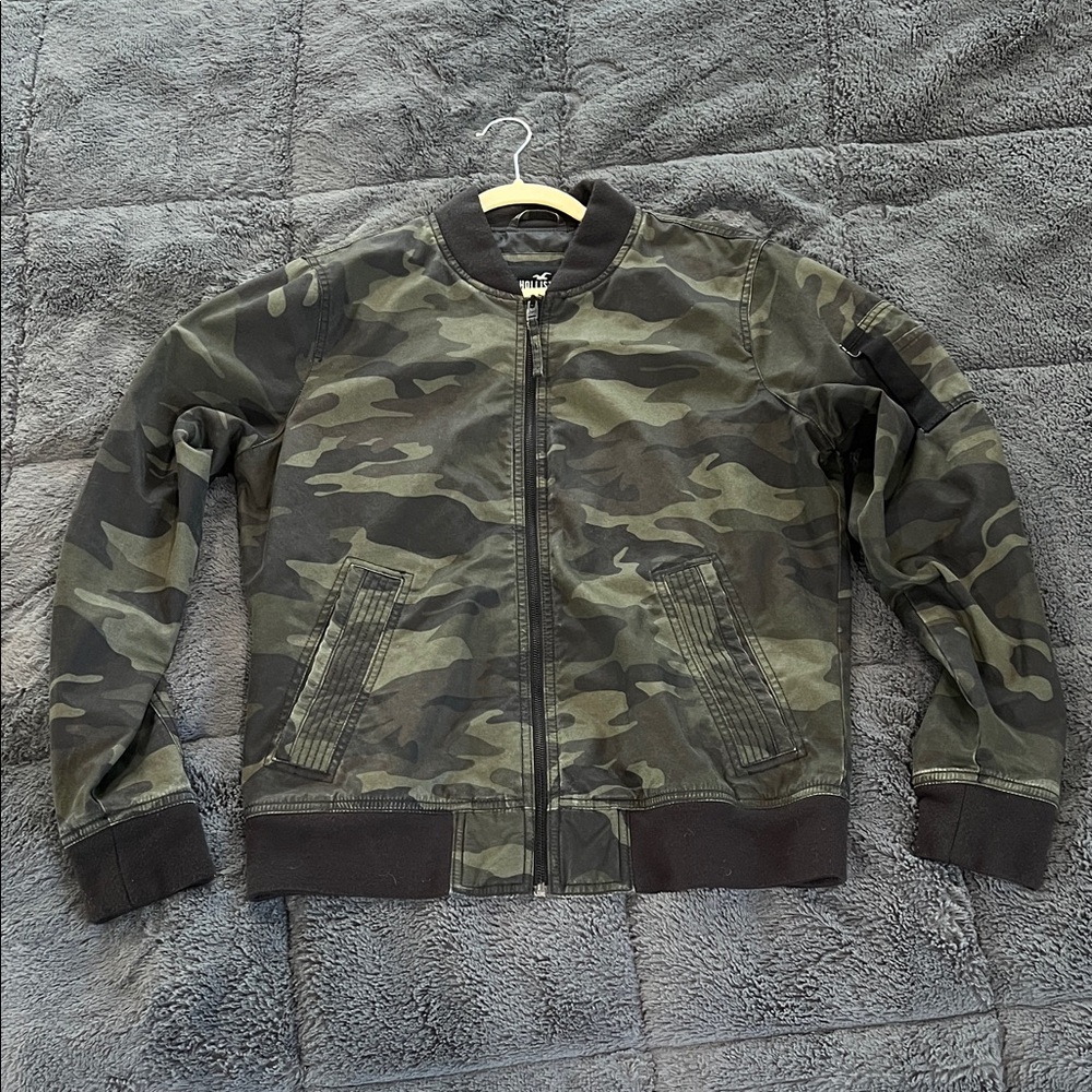 Men's Camouflage Bomber Jacket